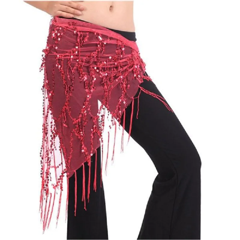 Women\'s Belly Dancing Belt Colorful Waist Chain Belly Dance Hip Scarf Belt