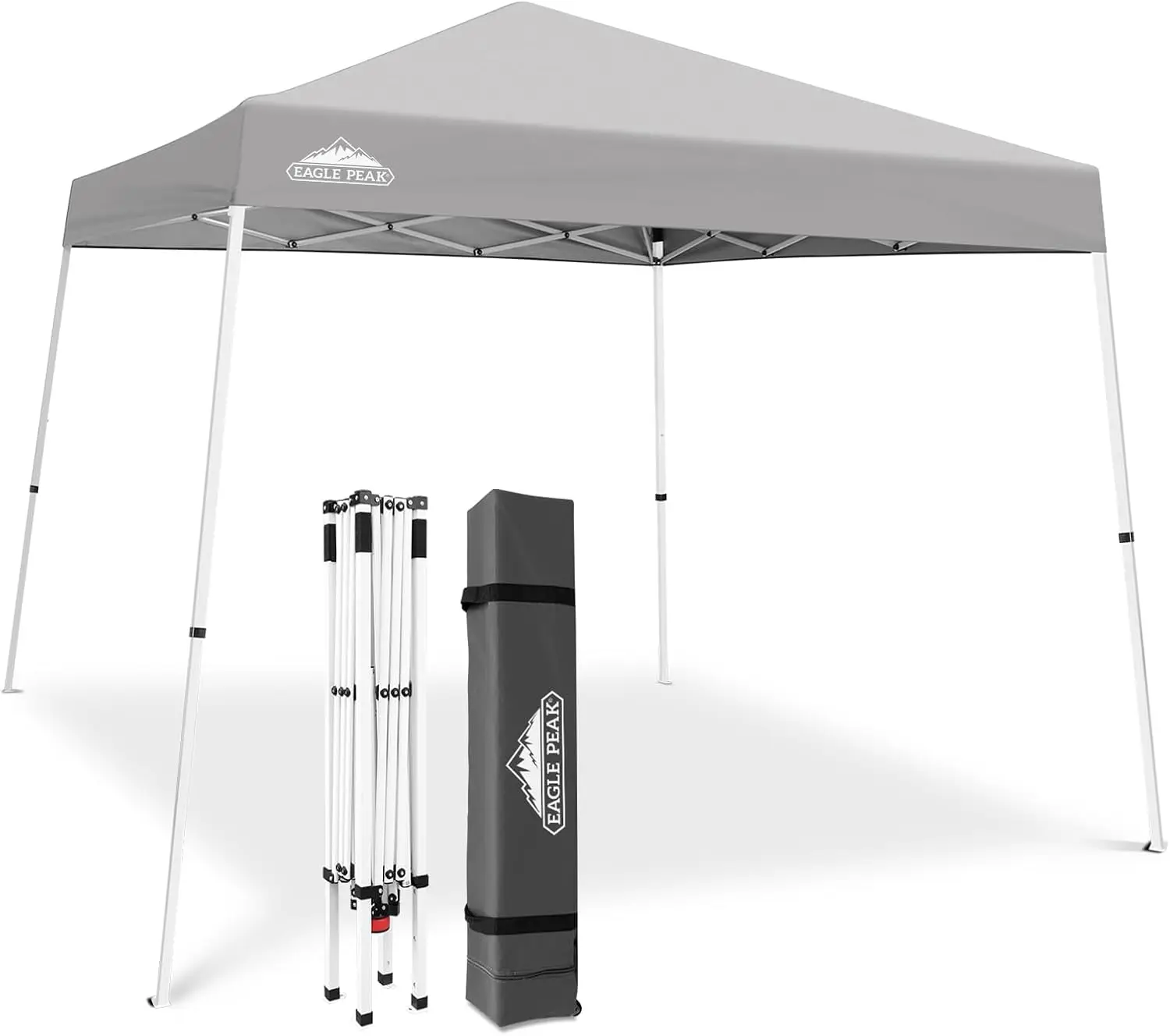 

10x10 Slant Leg Pop-up Canopy Tent Easy One Person Setup Instant Outdoor Beach Canopy Folding Portable Sports Shelter 10x10 B