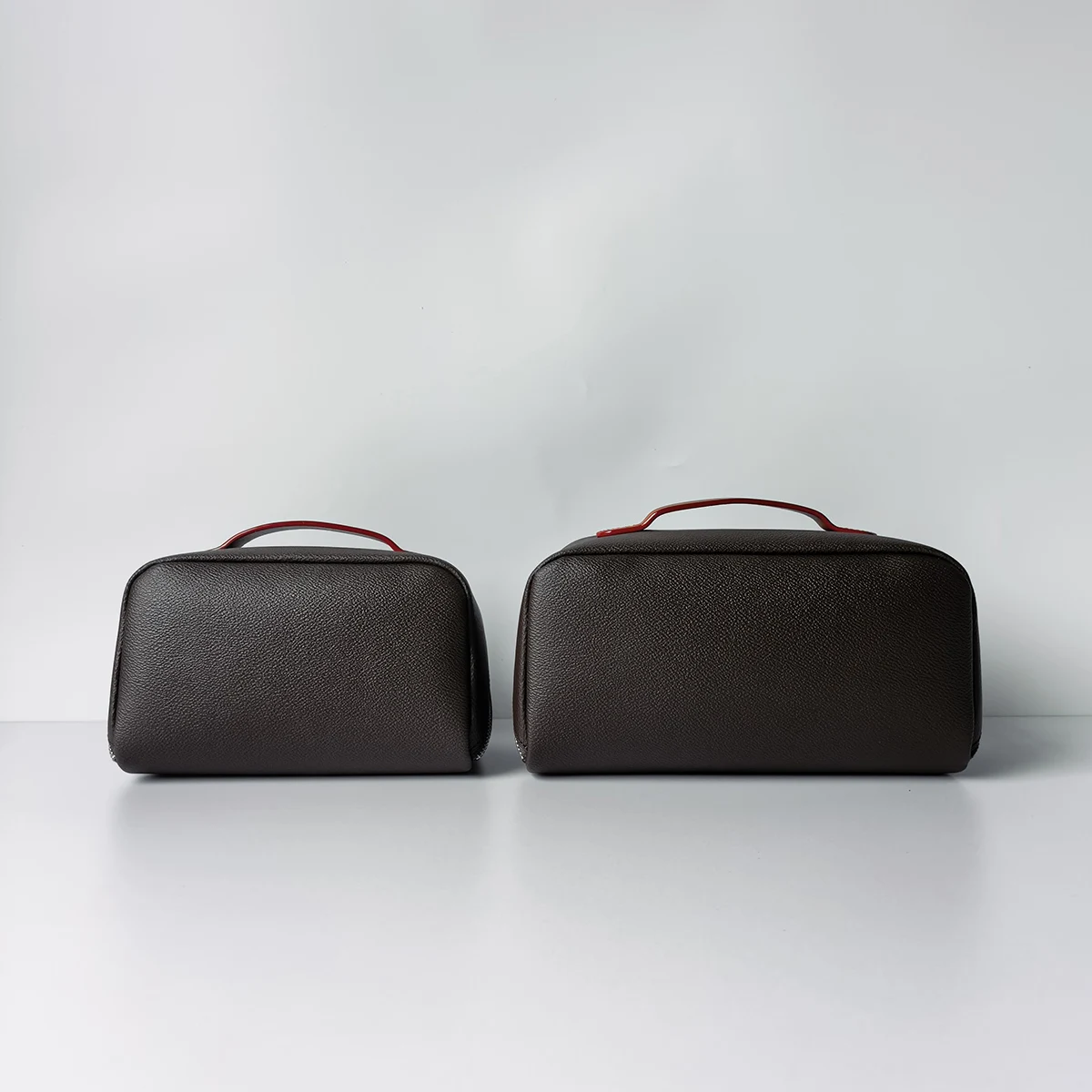 Tragbare Canvas-Beschichtete Wasserdichte Stoff-Kosmetiktasche Große Kapazität Reise-Toilettenartikel-Organizer Unisex Make-up-Organizer Luxus-Tasche – Detail 5