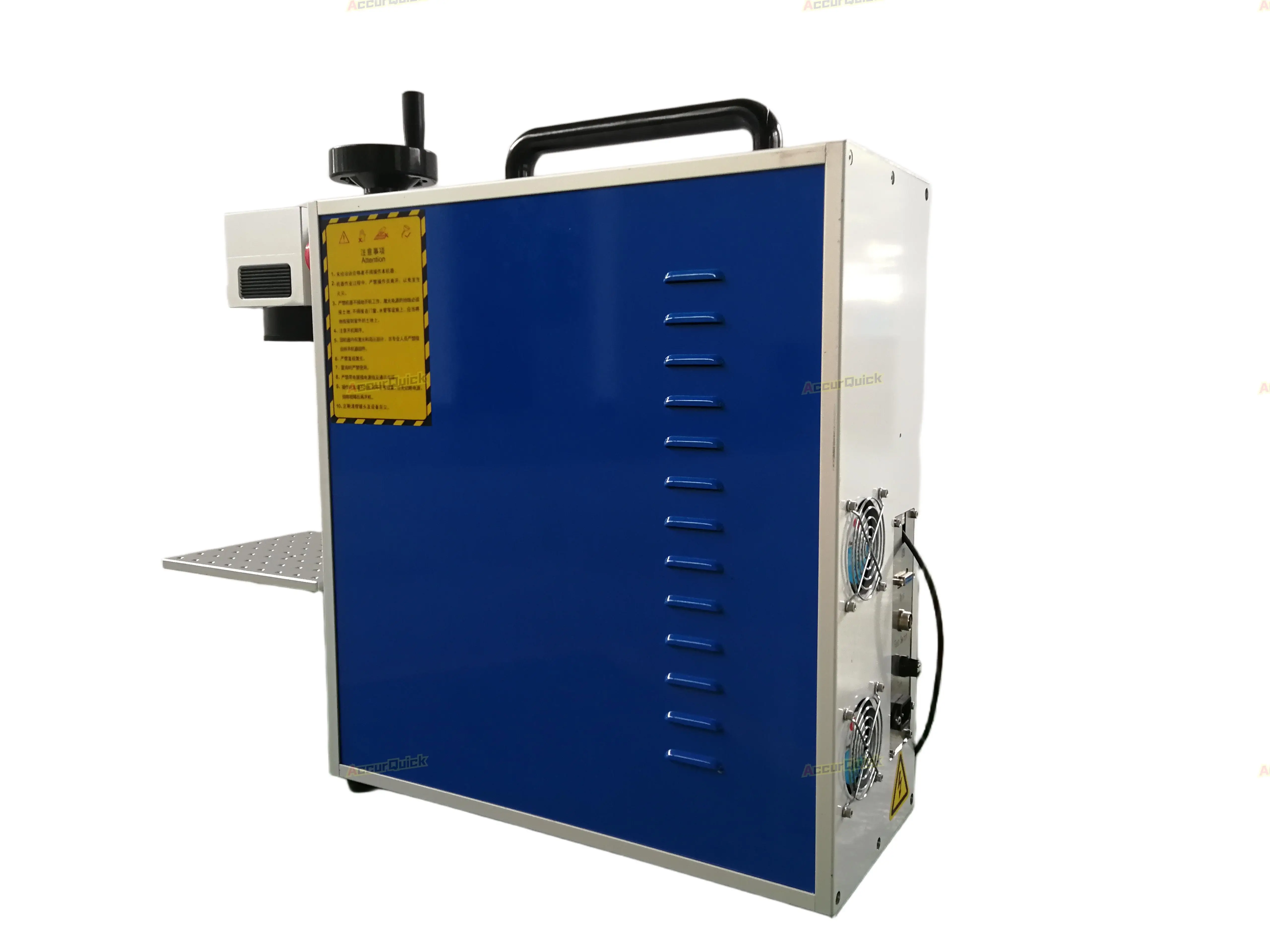 Portable Mini Fiber Laser Marking Machine For Metal with 20W 30W JPT MOPA Laser Source