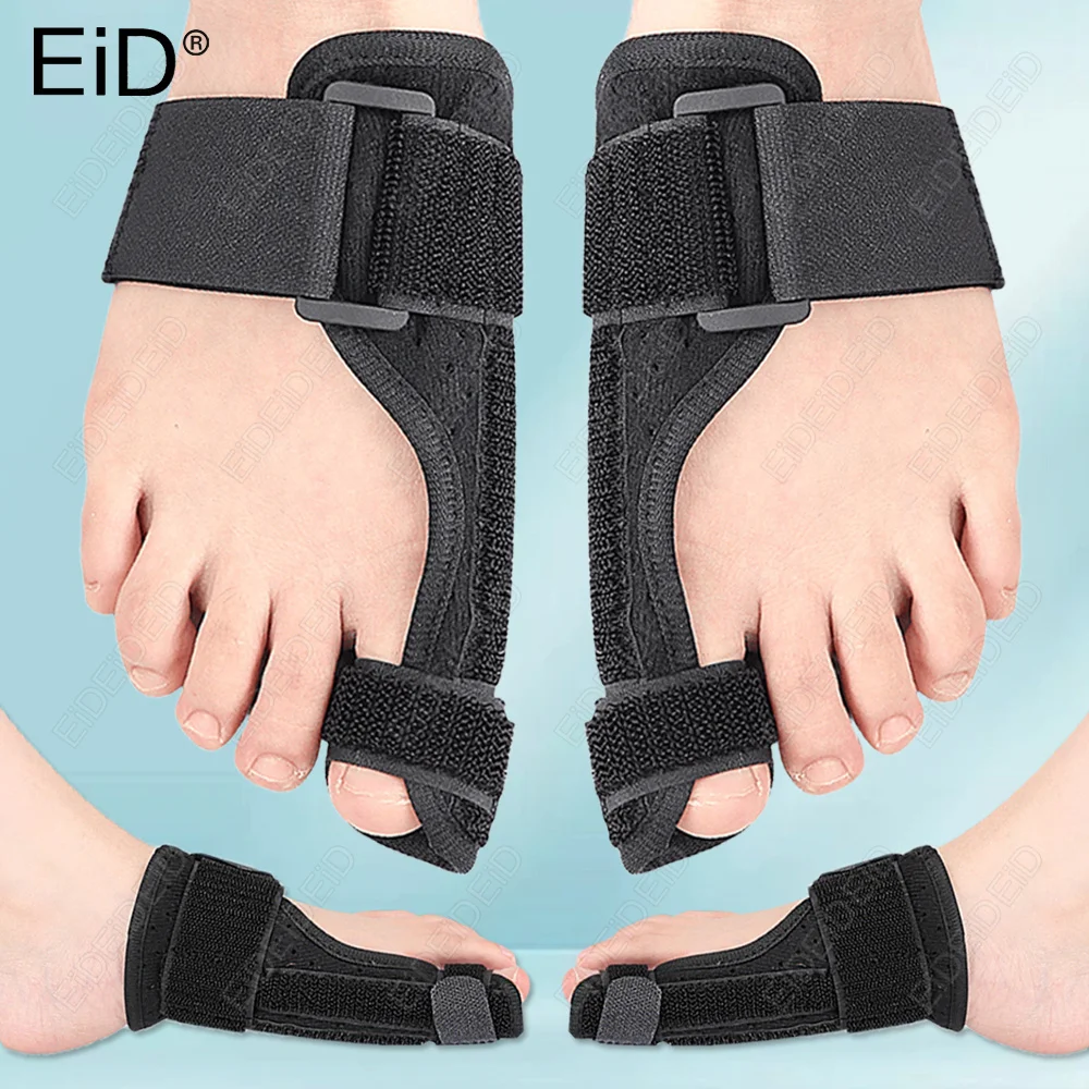 Bunion Corrector Women Men Big Toe Adjustable Splint Toe Straightener Day Night Support Hallux Valgus Pain Relief Foot Care Pads