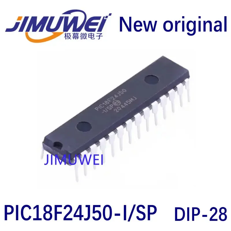 PIC18F24J50-I/SP DIP-28 Direct insertion 8-bit microcontroller 100%New and Original