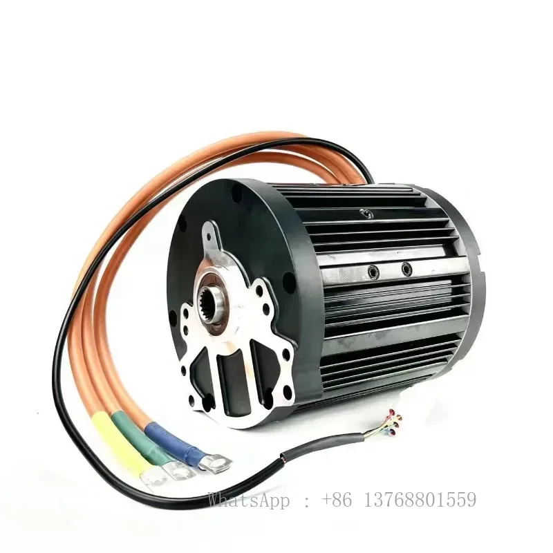 138 90H 72V 4000W Mid Drive PMSM Motor Maximum Speed 6500RPM With Flux Weakening