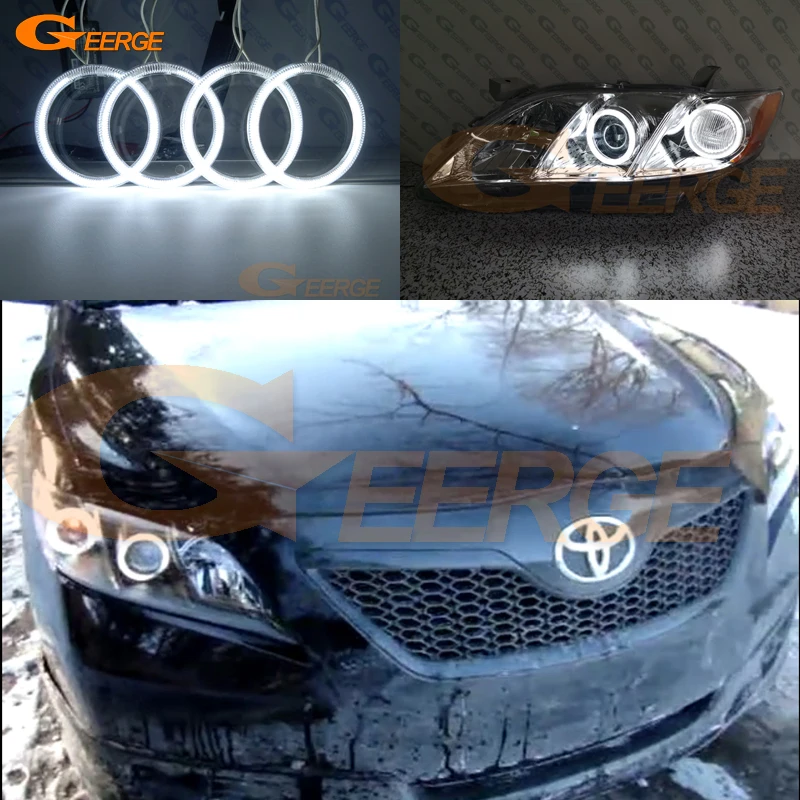 For Toyota Camry 40 V40 2006 2007 2008 2009 2010 2011 Excellent Ultra Bright CCFL Angel Eyes Halo Rings Kit Car Accessories