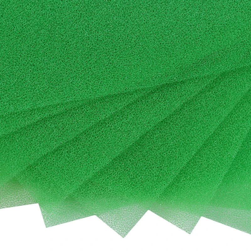 10PCS Grün Filtration Schaum Aquarium Aquarium Biochemische Filter Schwamm Pad Skimmer Kühlschrank Reinigung Schwamm Versorgung Tank