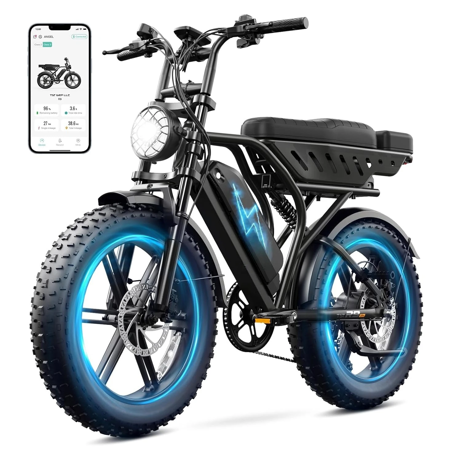 

Adult Electric Bike 1500W Peak 48V 15AH Waterproof Battery 7 Speed Gear System up to 30 MPH 20 Inch Wheel Customizable Ebike