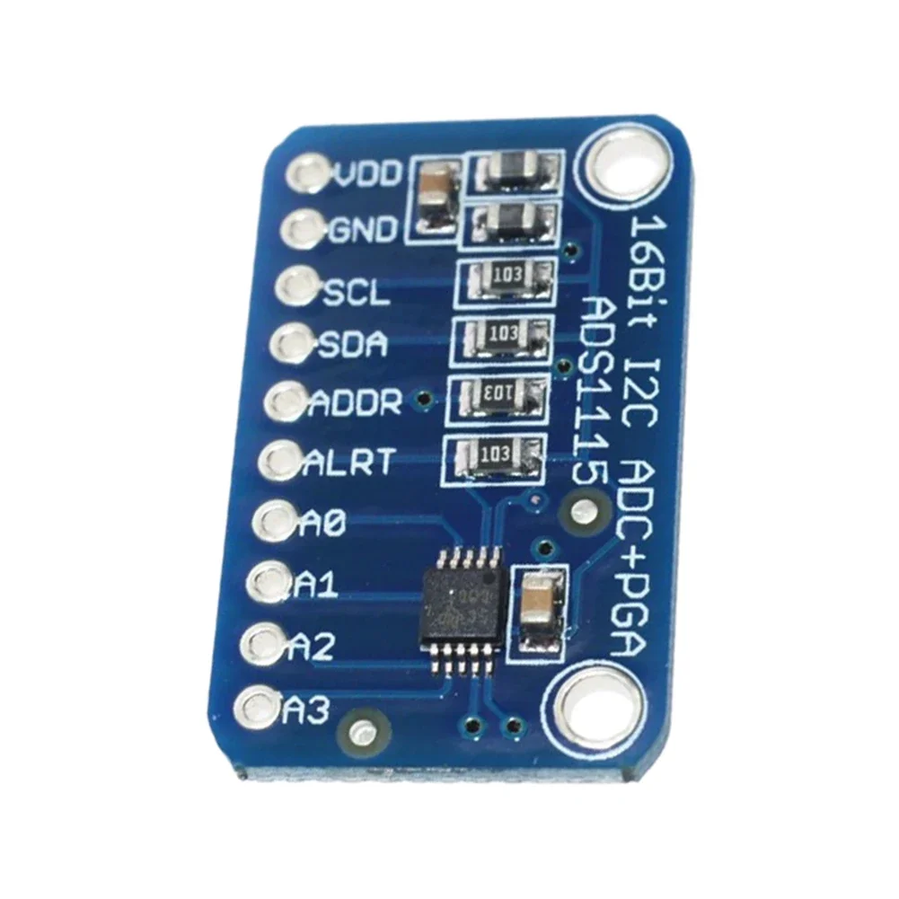 5pcs ADS1115 4-Channel Analog-to-Digital ADC Converter with Pro Gain Amplifier 16 Bit I2C 2.0V To 5.5V for Arduino Raspberry Pi