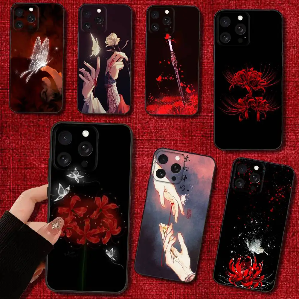 

H-Heaven officials blessing Phone Case For iPhone 16e,16,15,14,13,12,11,Pro,X,XS,Max,XR,Plus,Mini Soft Black Cover
