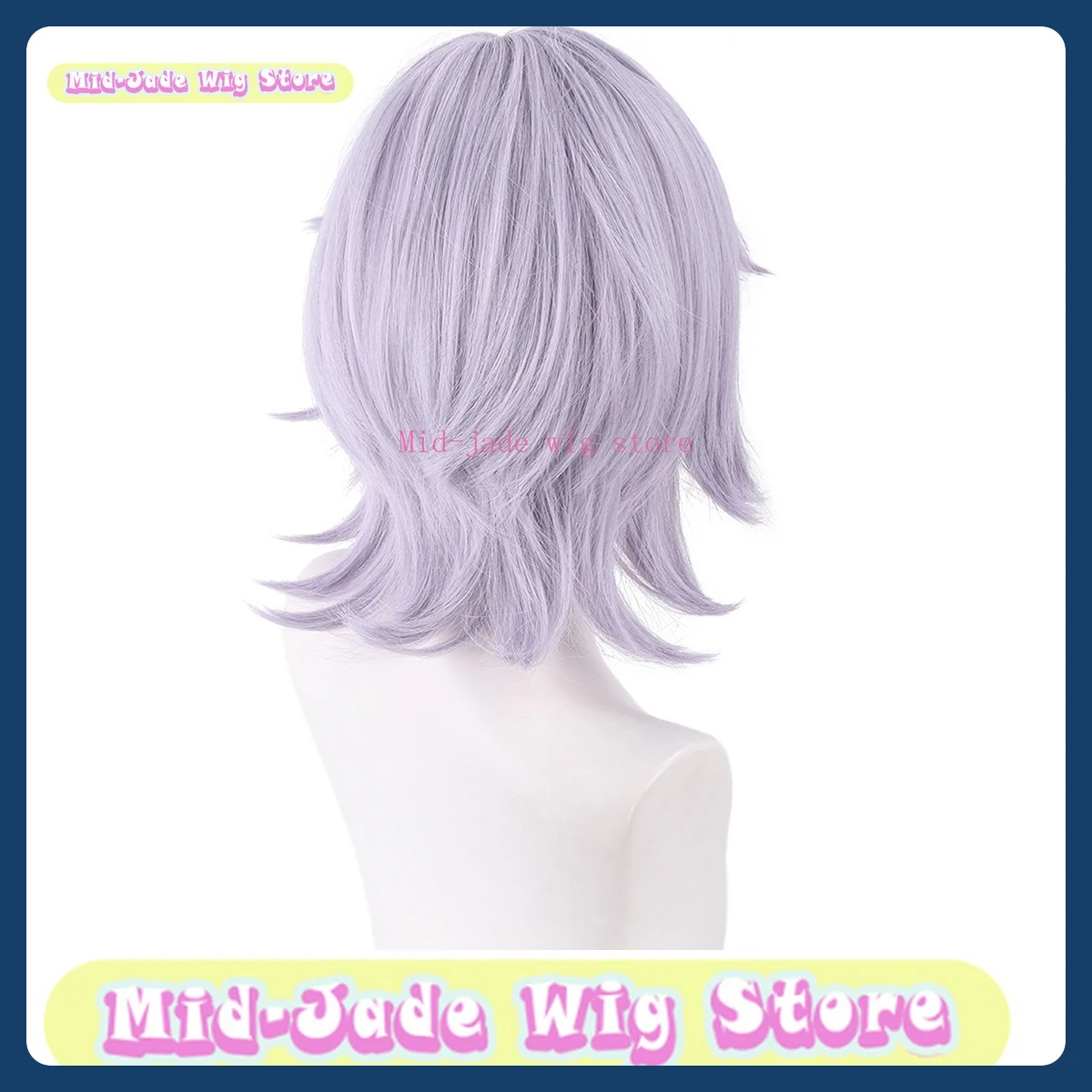 ミッドジェイドウィッグストアシャジアボーイメイドコスプレウィッグアニメゲーム衣装小道具ロールプレイングウィッグ