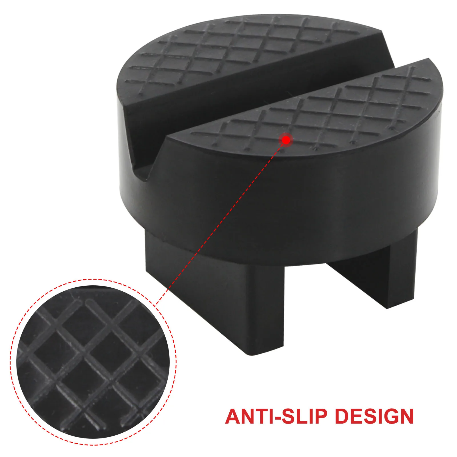 Unique Design Car Rubber Jack Stand Pad Adapter Support Grip Slotted Frame Rail Protector For Lexus Subaru Fiat Volvo Toyota