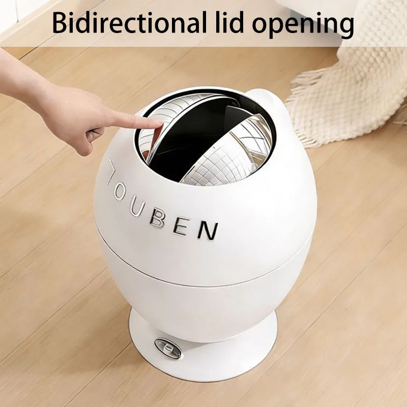 Automatic Sensor Trash Can Kitchen Cute Trash Bins Modern Creative Rubbish Bucket Bedroom Anti Odor Garbage Bucket with Lid