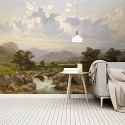 Custom 3D Mural European Retro Hand Painted Forest Nature Landscape Photo Wallpaper Bedroom TV Backdrop Wall Papers Home Decor