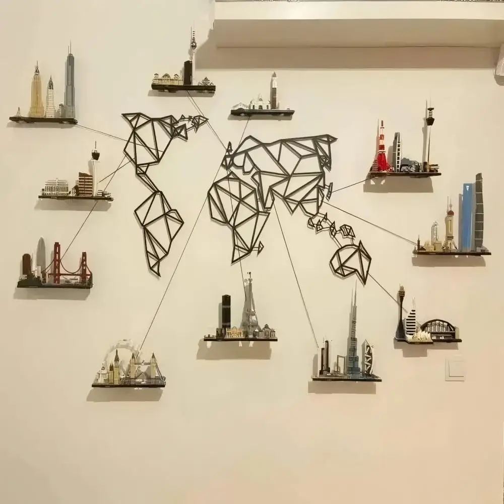 City Skyline Series 21026 21052 21043 21044 Conjuntos de blocos de construção adequados para presentes de Natal compatíveis com partículas Legoed