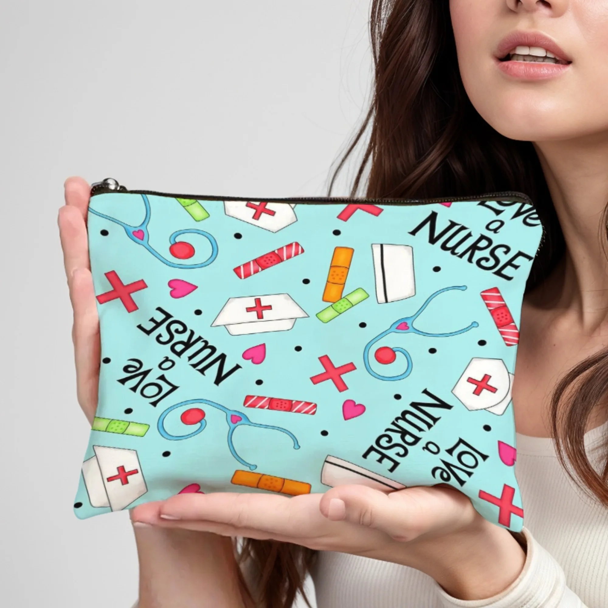 ممرضة حقيبة ماكياج هدية غرفة الطوارئ ممرضة سستة حقيبة ICU NurseGift ممرضة التقدير حقيبة مستحضرات التجميل ممرضة هدية التخرج #5