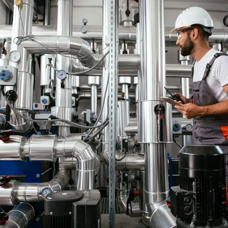 2 Way 360 Steering Industrial Endoscope Inspection Camera Plumbing Articulating with 5" Screen 6 LED  6mm & 8.5mm 3m 5m Free