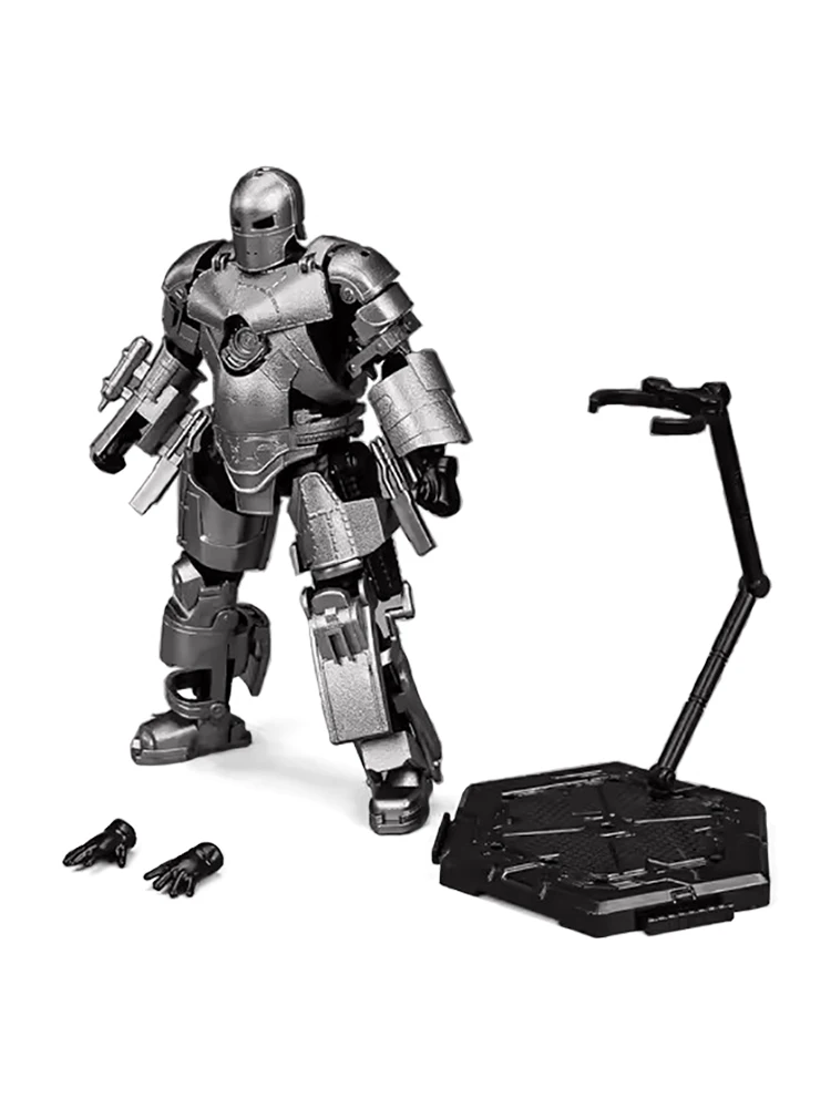 Fondjoy Marvel Iron Man MK1 assembler jouet ABS matériel première génération Iron Man 1/12 figurines d'action jouet cadeaux d'anniversaire pour les garçons
