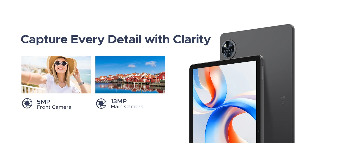 Anyreal U11 Pro VIP Edition Tablet PC, WiFi Version, Android 16, 11 Inch HD IPS 90Hz Display, 30GB RAM(6+24) +256GB ROM, Unisoc T7200 Octa Core, 8580mAh Battery, 13MP+5MP, Dual Speakers, 3.5mm Jack, Face Unlock, Widevine L1, FM & Navigation