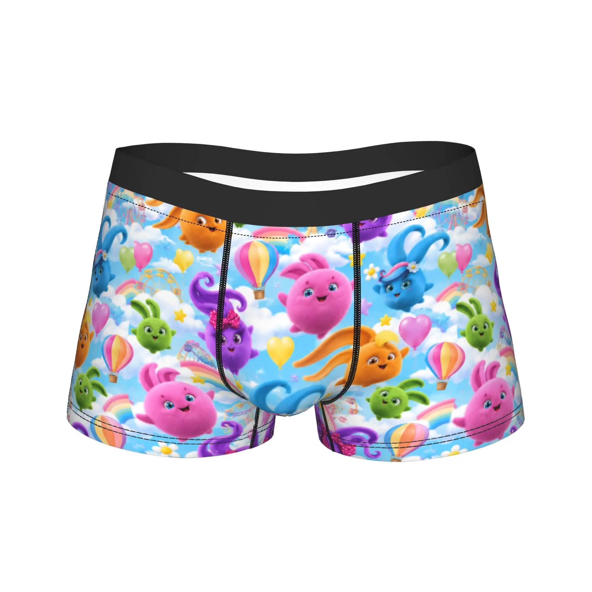 Sunny Bunnies Ball Pattern Underwear  Custom DIY Trunk Hot Sale Men's Underpants Elastic Boxer Brief Gift