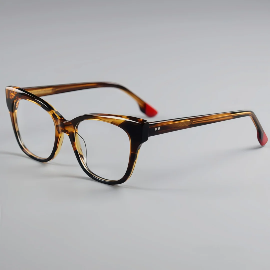 Retro Cat Eye Reading Glasses Men Women 51mm Lens Width Acetate Fashion Prescription Glasses Presbyopia