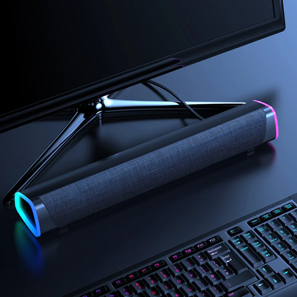 

Dual Horn Soundbar Wireless Stereo Speaker Compact Sound Box for Home Office Gaming Computer Tablet Sound Bar Smart Soundbar