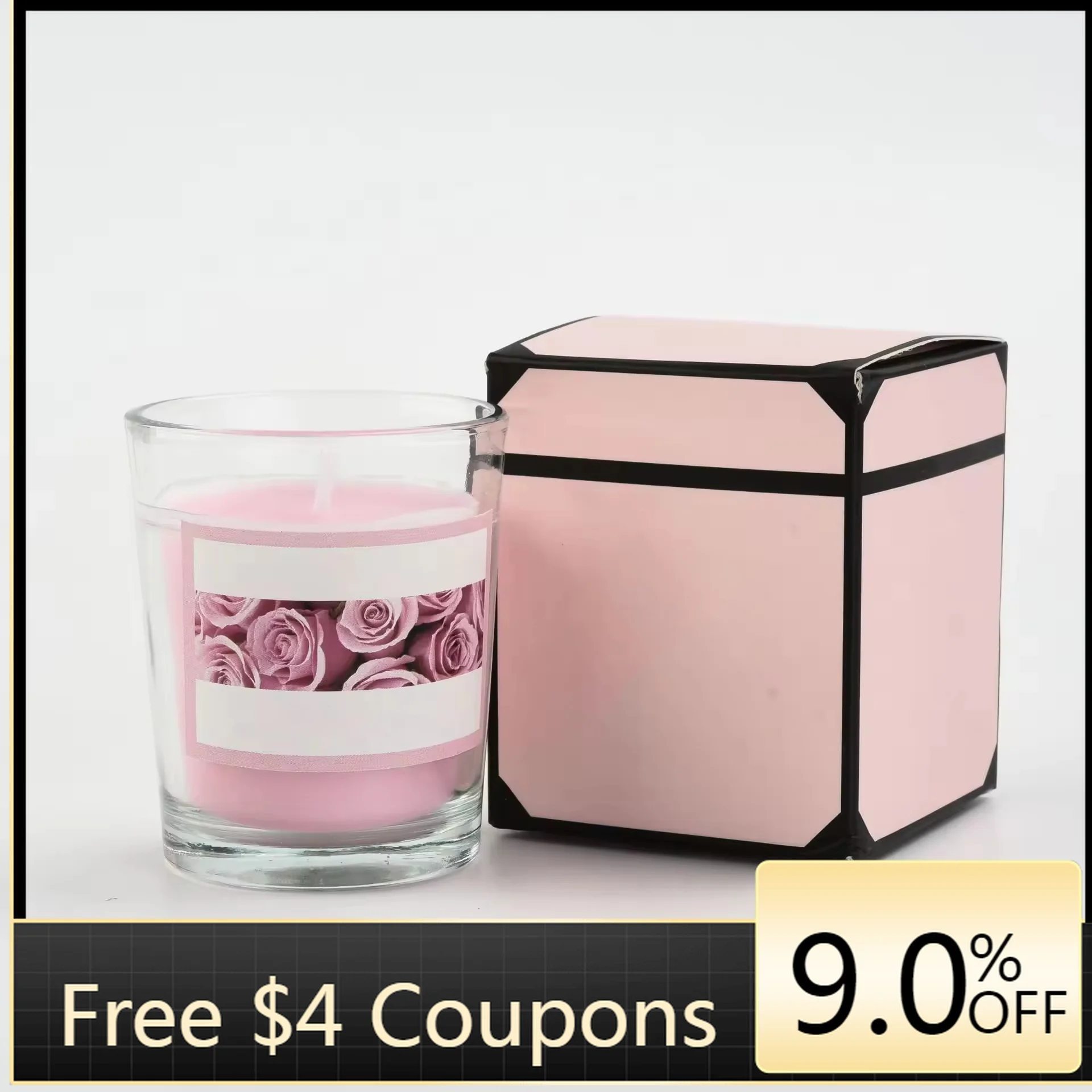 Plant Smokeless Jar Candle Creative Soy Wax Pretty Model Private Label in Bulk Luxury Jar Scented Candles