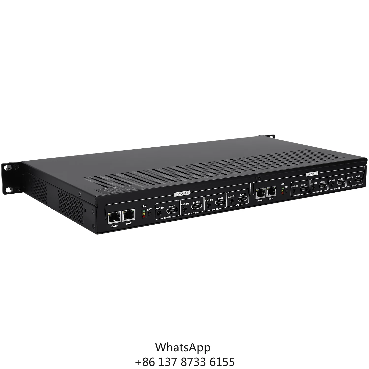 1U 랙 HEVC H.265 H.264 HDMI 비디오 스트림 인코더 라이브 스트리밍 HD 인코더 8채널 HDMI to HTTP RTSP RTMP 인코더