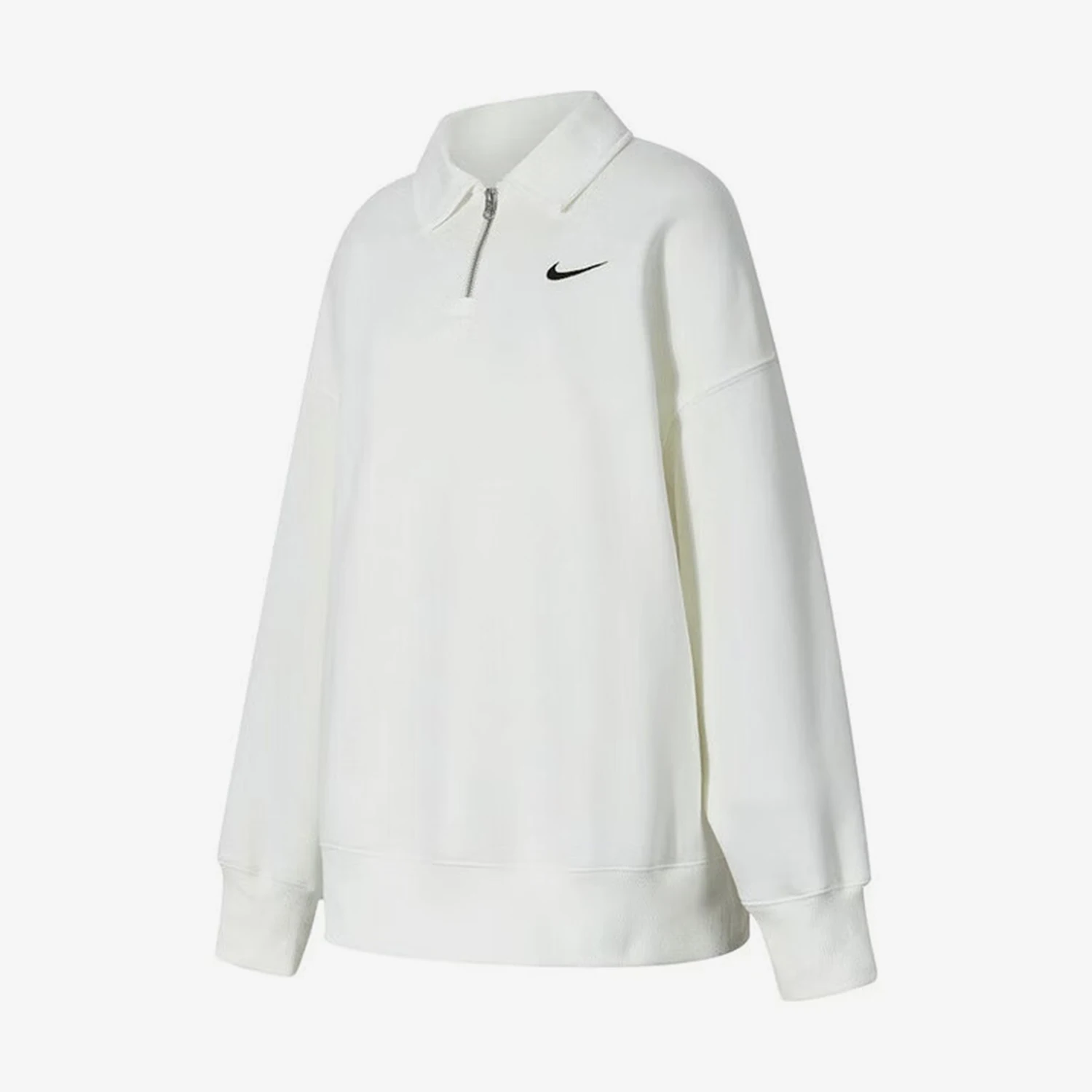 

Nike genuine genuine PHOENIX Women's Fleece Lapel Simple Warm Sweatshirt FZ3208-133