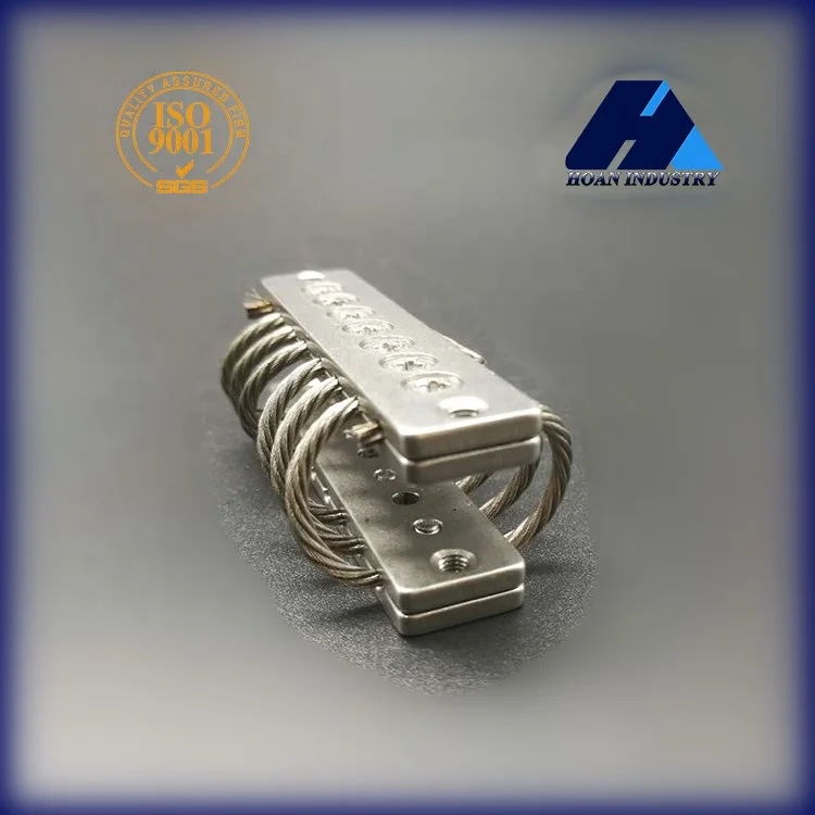 Machine Vibration Shock Control 30G Helicopter Cabinet Transportation Use GH Series Wire Rope Isolator