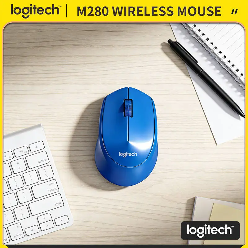

Logitech M280 Wireless Mouse 1000 DPI Accurate Sensor 10m Range 18-Month Battery for Office Home Laptop Windows