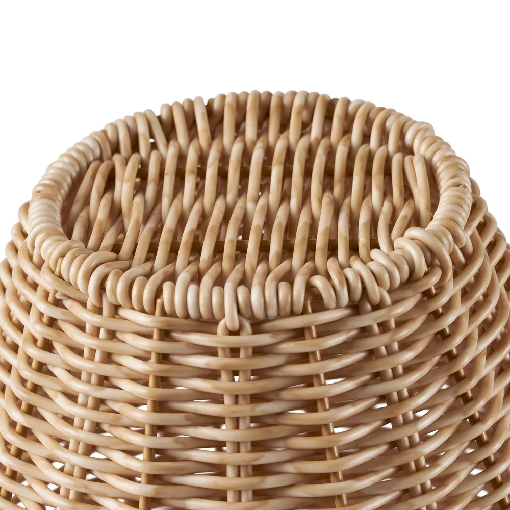 9 inch namaakhout rotan werpervaas decoratief geweven ontwerp woondecoratie gedroogde bloemen plantendisplay entree woonkamer