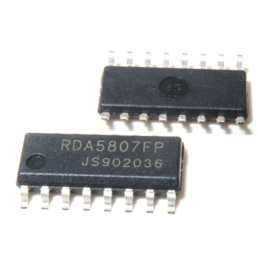 5PCS RDA5807M RDA5807FP SMD SOP16 FM Stereo Radio Chip  5807M MSOP10