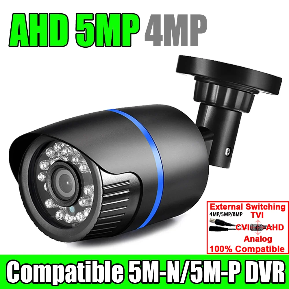 

XVI-4in1 1080P 4MP 5MP AHD MINI CAMERA 2MP Digital Coaxial FULL HD CCTV Security Surveillance For home Outdoor Waterproof IP66