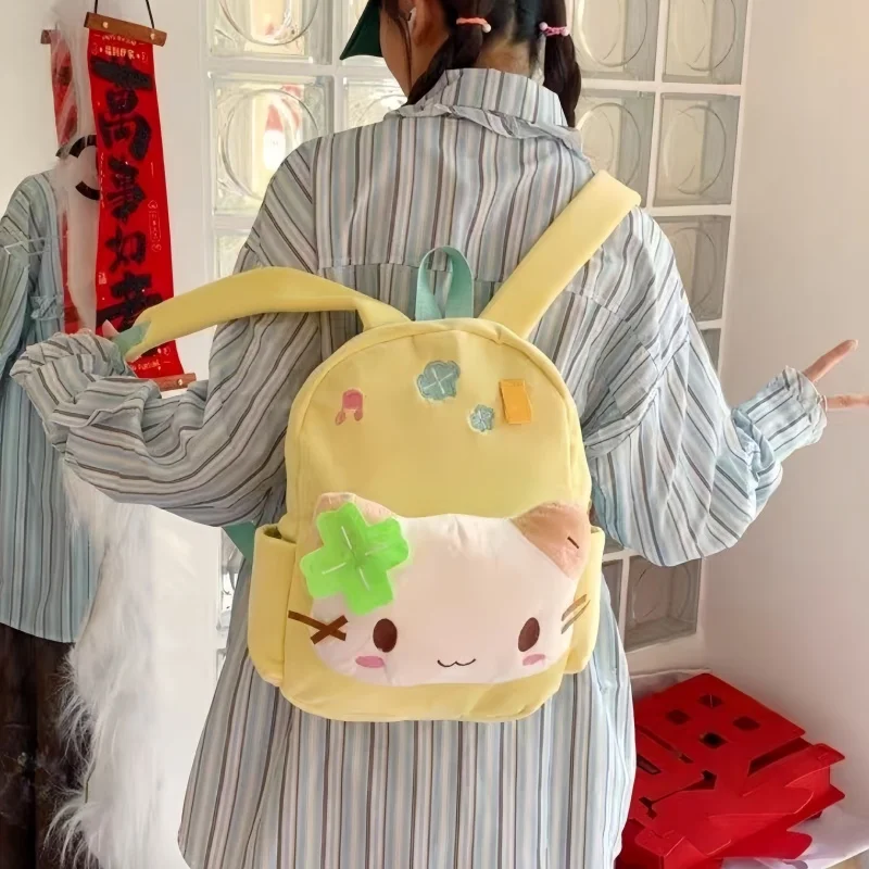 

Лидер продаж 2025 года, рюкзак Masyumaro Fuwa Nyanko Cat, сумка в стиле аниме, милый школьный рюкзак, сумка-карандаш, модный рюкзак, детские рождественские подарки