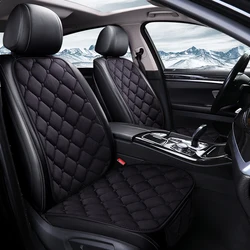 Winter Car Seat Cover Protective Front Rear Auto Seat Cover Plush Auto Cape Keep Warm Protector Mat Pad Universal