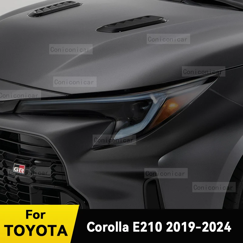 

For TOYOTA Corolla E210 2019-2024 Car Headlight Protective Cover Film Front Light TPU Anti-scratch Headlamp Tint Accessories