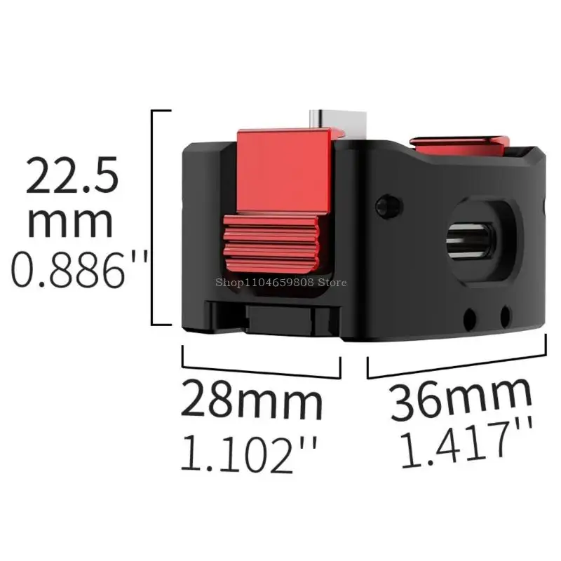 قاعدة شحن الإفراج السريع المغناطيسي لـ Pocket 3 اثنين من البطاقة فصلك سريعًا في جبل الألومنيوم مع تصميم مضاد للتناوب #6