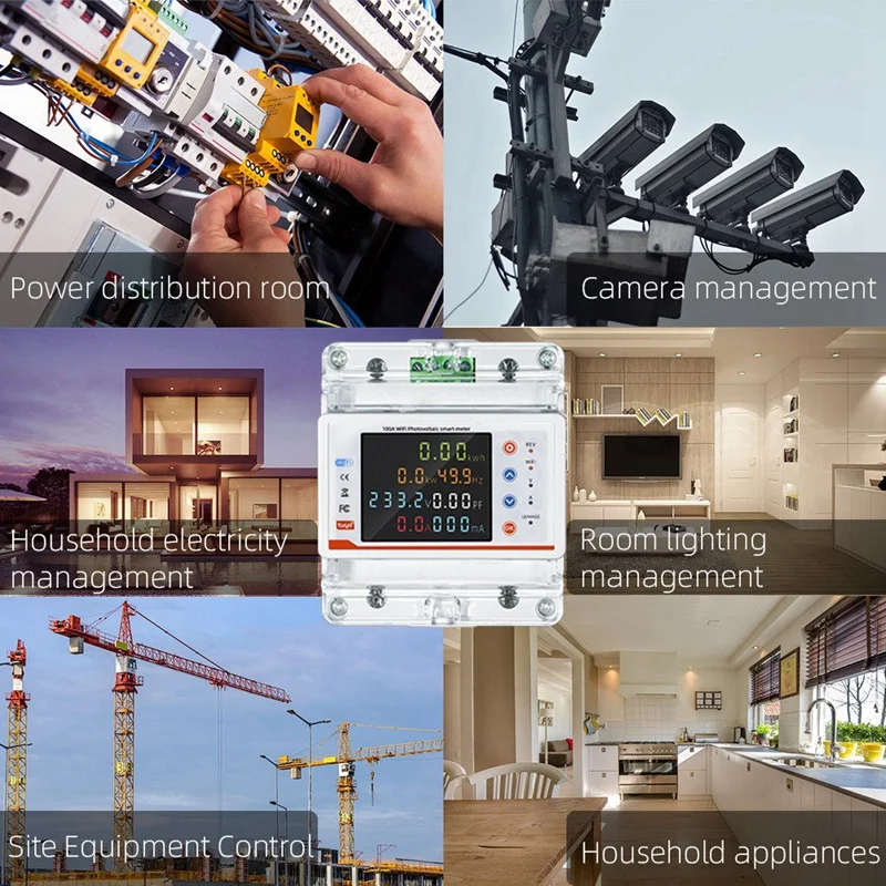 24-Hour Delivery Tuya Wifi Single Phase 4P Intelligent Circuit Breaker Wifi Auto-Reclosing Voltage Current Protector Timer Switc