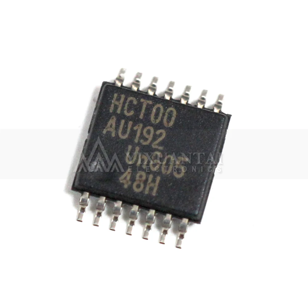 10pcs/lot New 74HCT00PW  74HCT00P  74HCT00  HCT00PW  HCT00  IC GATE NAND 4CH 2-INP 14TSSOP SOP14 Original