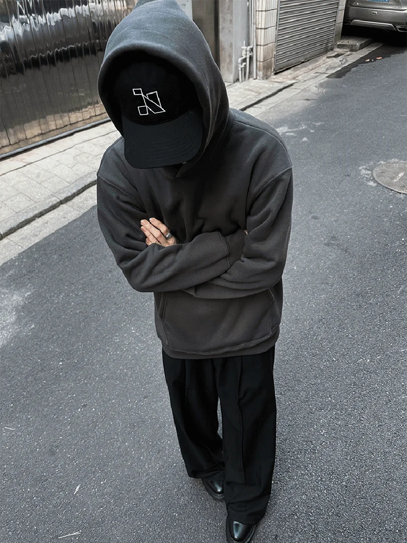 14OZ 400G Thick Polar Fleece Pullover Hoodies for Unisex Men and Women Soft Touching Hooded Sweatshirt Thermal Winter Clothes