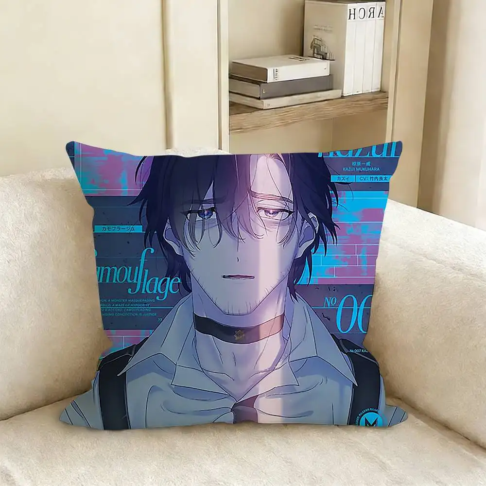 M-Milgram Shidou Kirisaki Es Haruka Sakurai Yuno Kashiki Mu Kusunoki  Pillow Case Living Room Sofa Cushion Cover view 3
