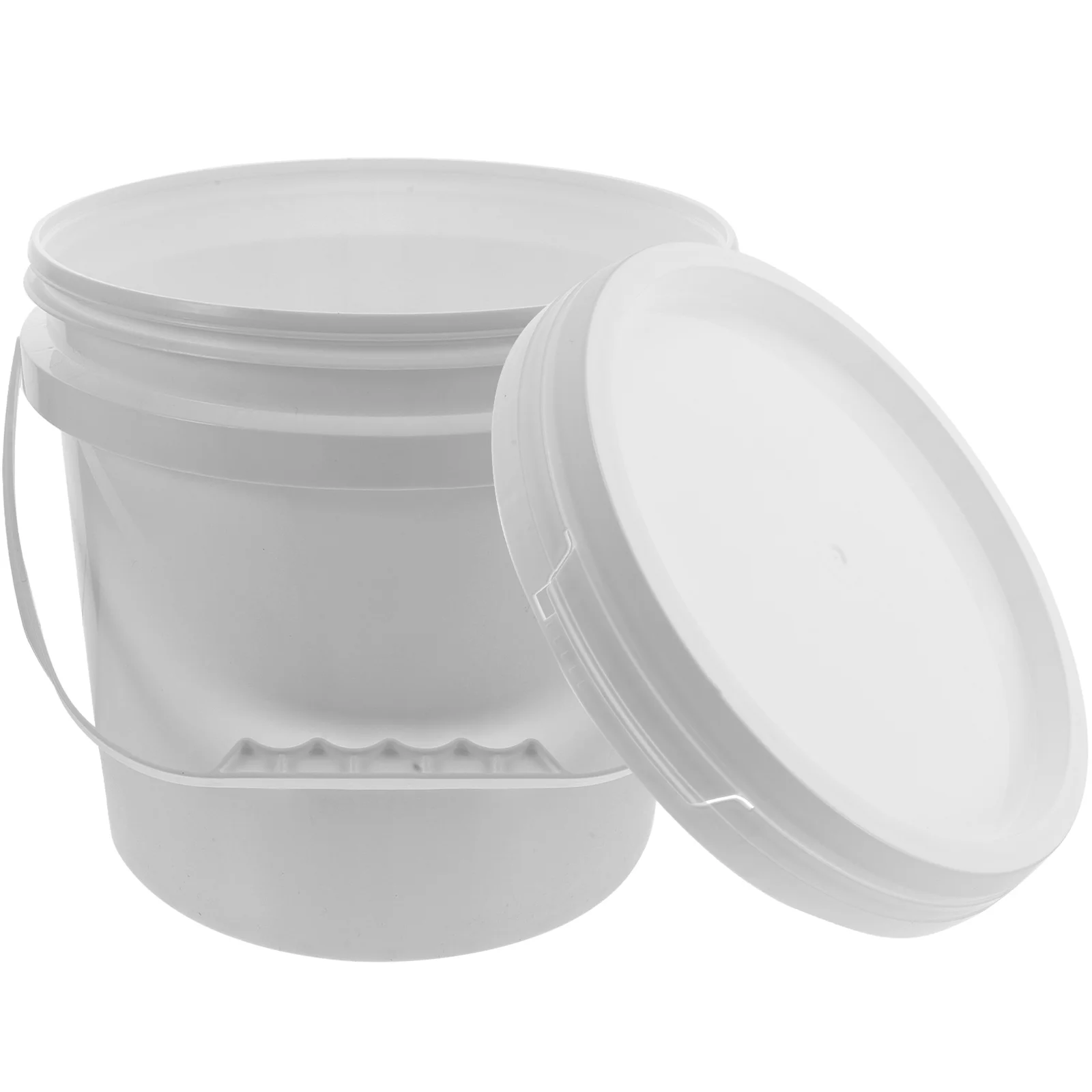 

Pigment Plastic Paint Bucket Storage Bin with Lids Empty Industrial Pails Container