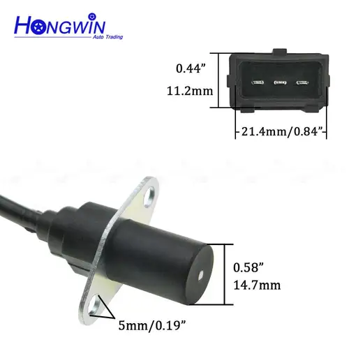 Imagen 2 del producto Sensor de posición del cigüeñal Sensor CKP 46445731   Para Fiat Cinquecento Panda Seicento Van 1991-2010 7735697 482017010 7589729