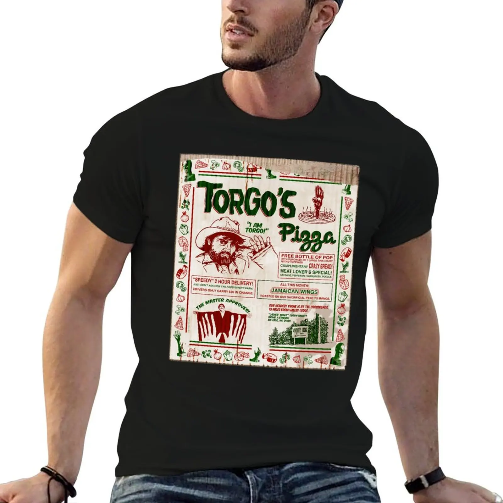 

Torgo's Pizza T-Shirt t shirts for man cotton funny man t shirts for men T-Shirt