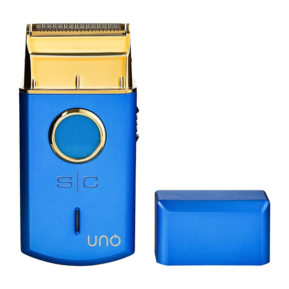 Uno Cordless Foil Shaver, Mini Travel Size, Portable, Gold Titanium Premium Head