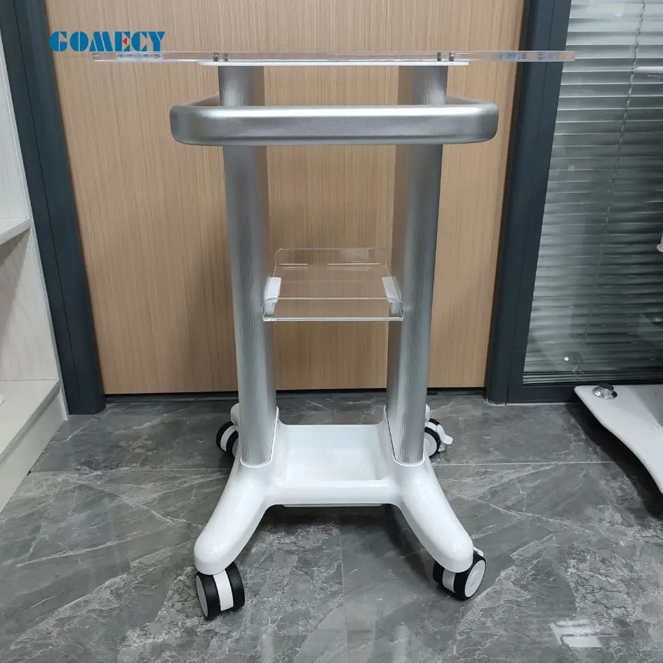 Hot Selling Beauty Machine Rolling Wheel Trolley Storage Rack Beauty Salon Skin Care Center Spa Trolley Cart
