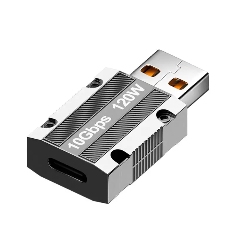 AABFK Type-C To USB Adapter 120W Fast Charging Converter 10Gbps Fast Data Transfer Notebook Charging Conversion Head