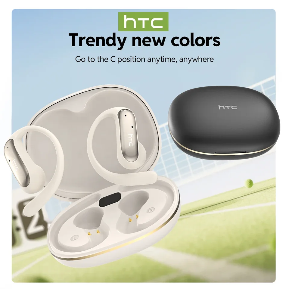 HTC NE52 Bluetooth Earbuds 40H Battery AI Sport Earphones