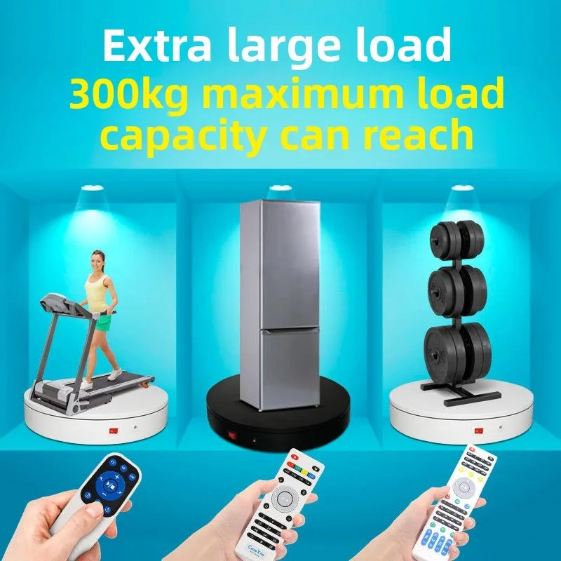 Photography turntable, electric speed control turntable live broadcast rotating display stand