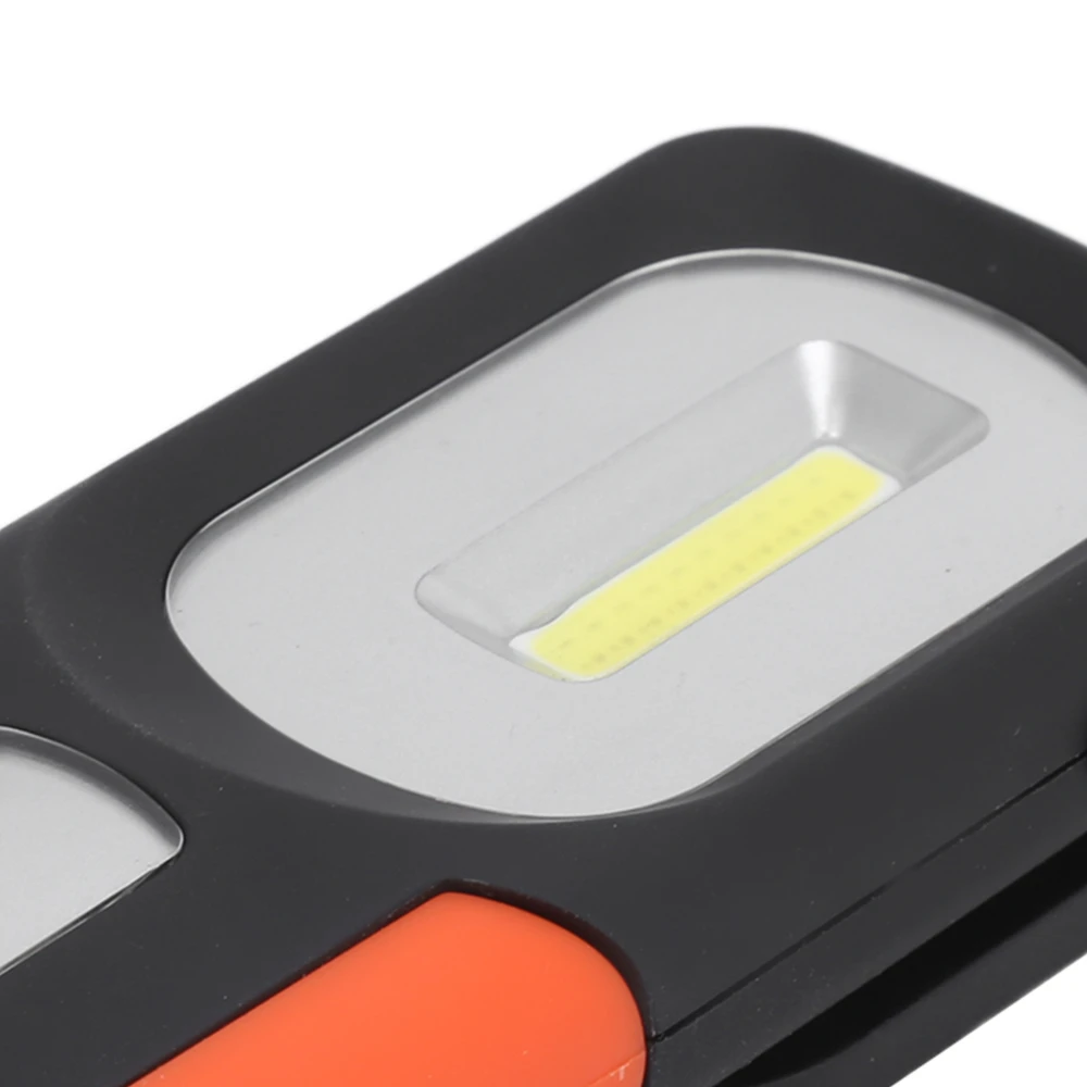 Portable COB Work Light USB Rechargeable Flashlight Outdoor Emergency Light Waterproof Torch with Hook Magnet 1 Pack