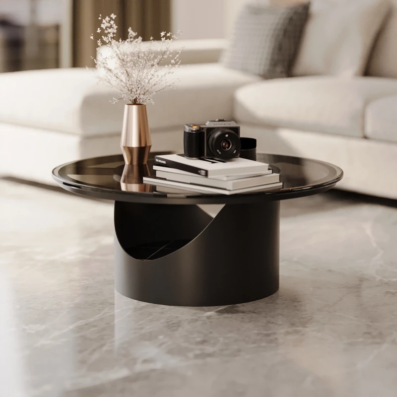 Small Center Coffee Table Modern Simple Transparent Minimalist Side Table Italian Moving Aesthetic Mesas Bajas Home Furniture